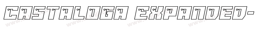 Castaloga Expanded字体转换
